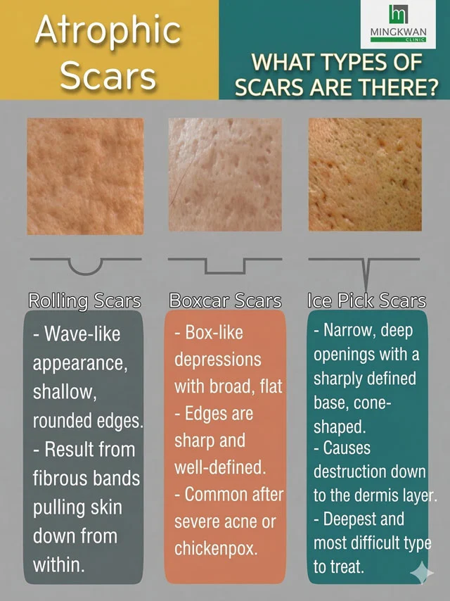 What causes acne scars